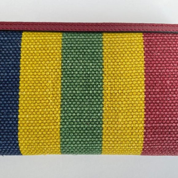 GUCCI NEW BAIADERA STRIPE LADIES CLUTCH - Picture 4 of 9